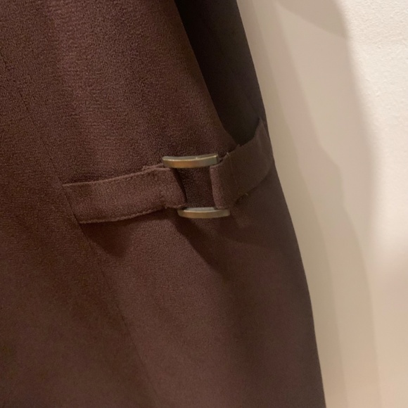 🕰️ STUNNING vintage 80s oversized brown blazer jacket - Picture 2 of 9